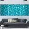 Designart - Turquoise Watercolor Fractal Pattern - Abstract Art on Canvas